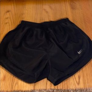 All Black Nike tempo shorts
